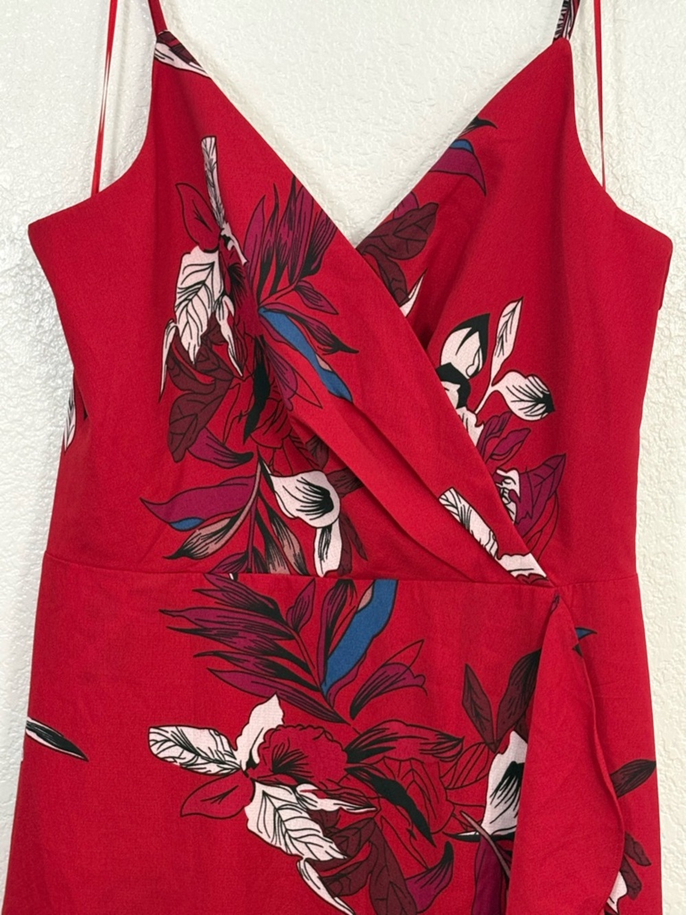 Chelsea28 Sleeveless Floral Faux Wrap Midi Dress - Picture 3 of 13